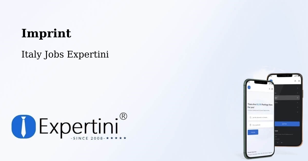 Imprint – Caprie - Italy Jobs Expertini