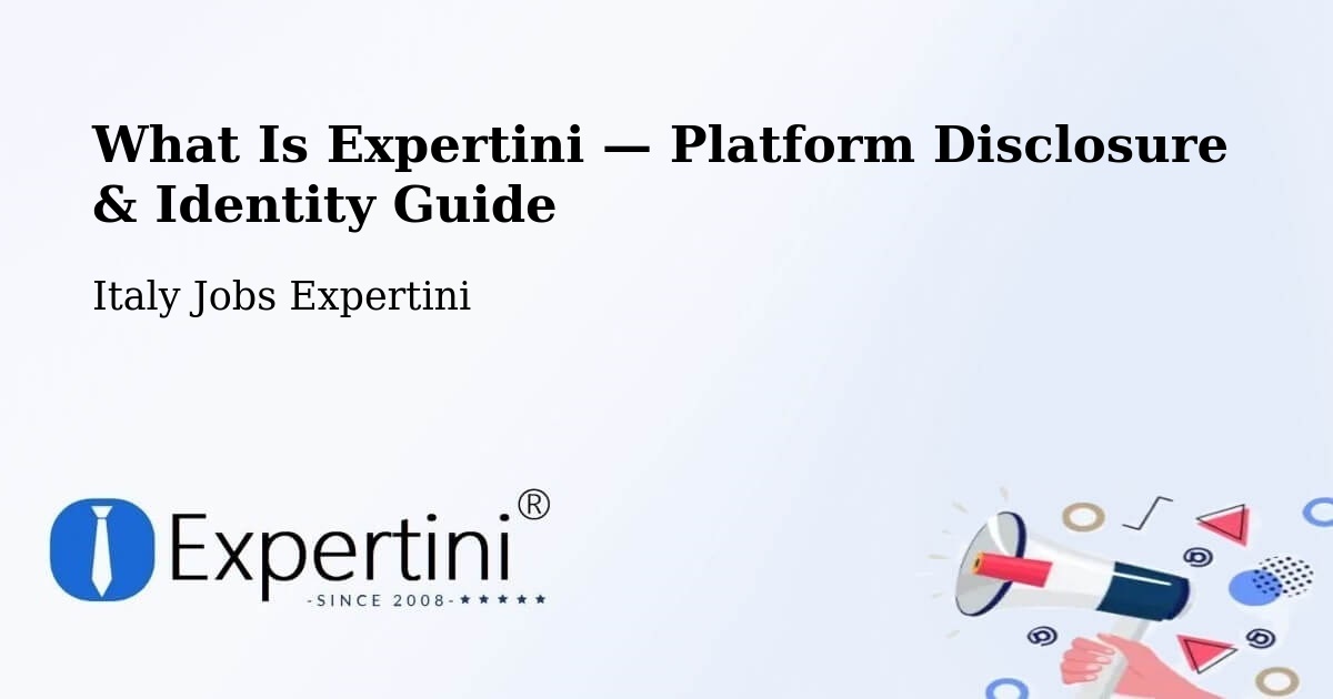 What Is Expertini — Platform Disclosure & Identity Guide – Caprie